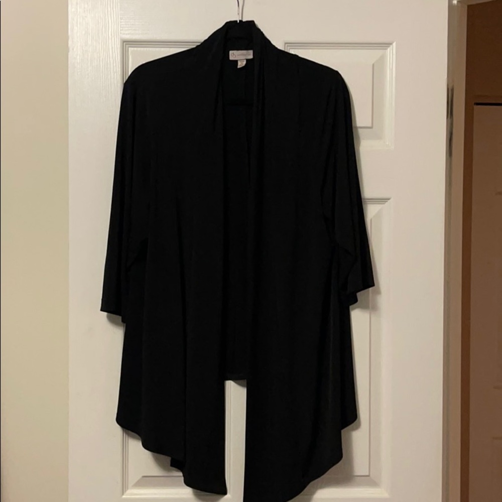 Women's Plus Size Black Lightweight Jacket (2X)